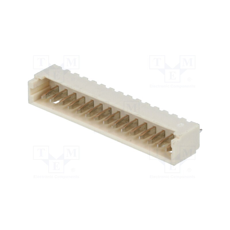 10 pcs : 530471510 - Socket, wire-board, male, PicoBlade™, 1.25mm, PIN: 15, THT, 1A, 125V