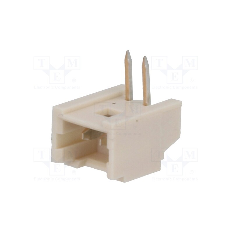 10 pcs : 530480210 - Socket, wire-board, male, PicoBlade™, 1.25mm, PIN: 2, THT, 1A, tinned