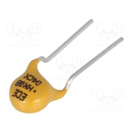 20 pcs : HX008-V3 - Fuse: PTC polymer, 80mA, Ø0.65x4.7mm