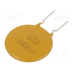 10 pcs : PTR060V0375-BK1 - Fuse: PTC polymer, 3.75A, Imax: 40A, THT, PTR060V, bag