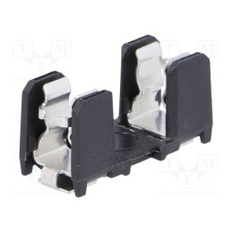10 pcs : 31.8221 - Fuse holder, cylindrical fuses, SMT, 5x20mm, -40÷85°C, 10A, black
