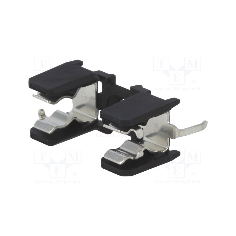 10 pcs : 31.8211 - Fuse holder, cylindrical fuses, THT, 5x20mm, -40÷85°C, 10A, black