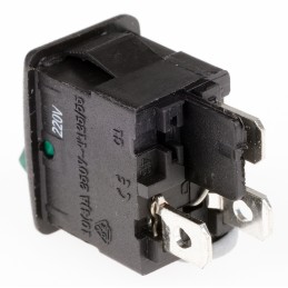 1 pcs - ZF Illuminated SPST, On-None-Off Rocker Switch Panel Mount