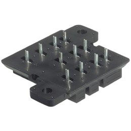 1 pcs - TE Connectivity 11 Pin 240V ac PCB Mount Relay Socket, for use with RM Series