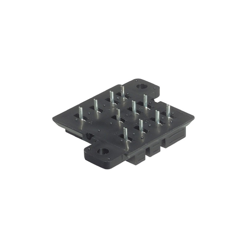 1 pcs - TE Connectivity 11 Pin 240V ac PCB Mount Relay Socket, for use with RM Series