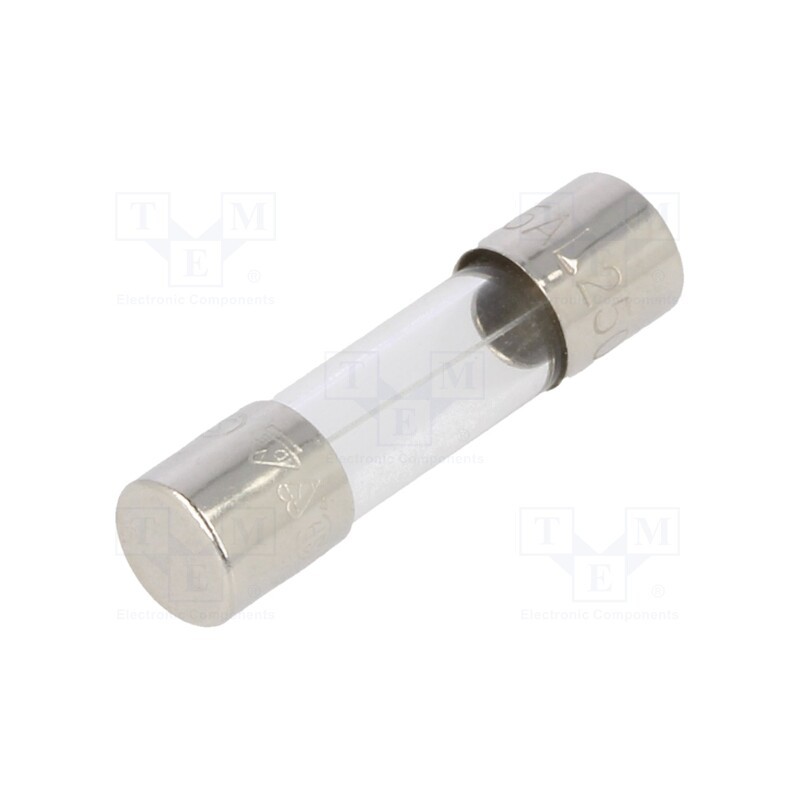 10 pcs : 02181.25TXP - Fuse: fuse, time-lag, 1.25A, 250VAC, cylindrical,glass, 5x20mm