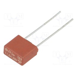 10 pcs : 36911600000 - Fuse: fuse, time-lag, 1.6A, 300VAC, TE5, 369