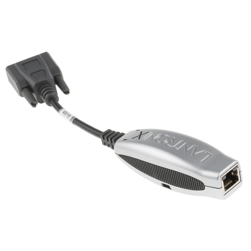 1 pcs - Lantronix Serial Device Server, 1 Ethernet Port, 1 Serial Port, RS232, RS422, RS485 Interface, 921.6kbit/s Baud Rate