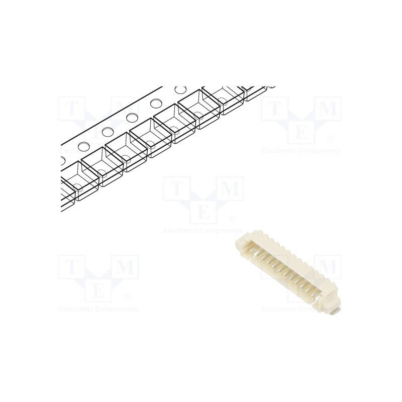 10 pcs : 532611371 - Socket, wire-board, male, PicoBlade™, 1.25mm, PIN: 13, SMT, 1A, 125V
