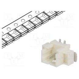 10 pcs : 533980271 - Socket, wire-board, male, PicoBlade™, 1.25mm, PIN: 2, SMT, 1A, tinned