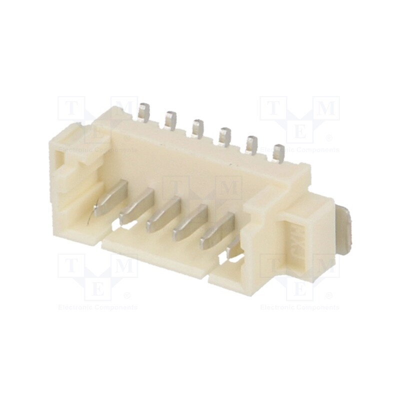 10 pcs : 533980671 - Socket, wire-board, male, PicoBlade™, 1.25mm, PIN: 6, SMT, 1A, tinned