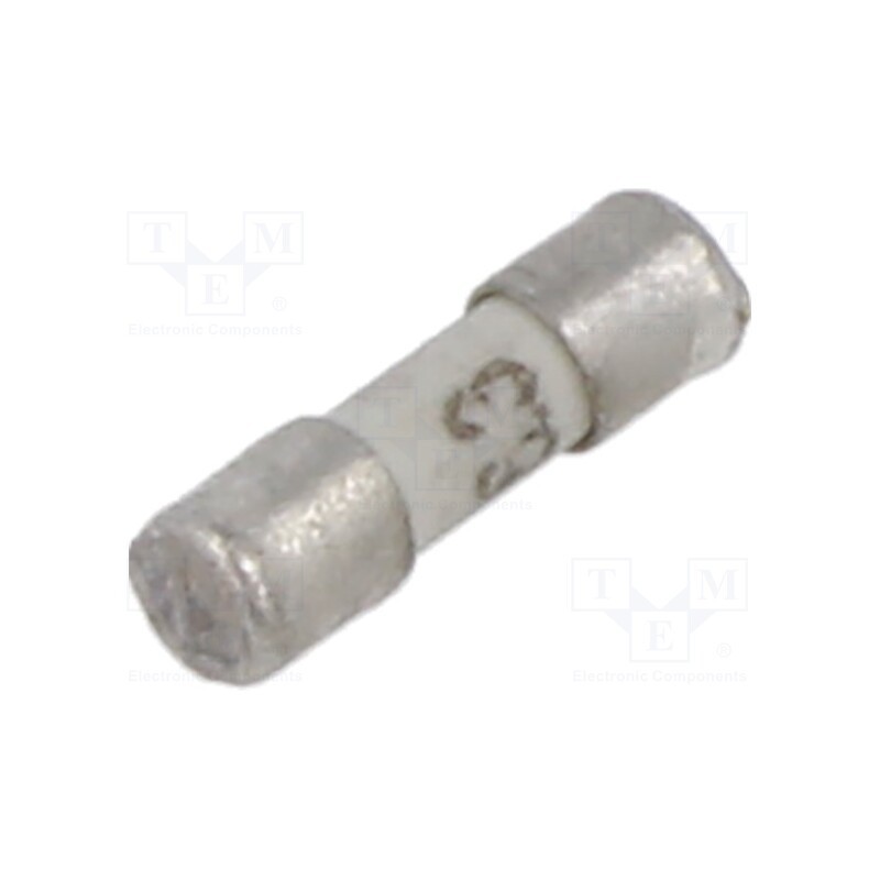 10 pcs : 7010.9969.63 - Fuse: fuse, time-lag, 6.3A, 125VAC, 125VDC, ceramic,cylindrical