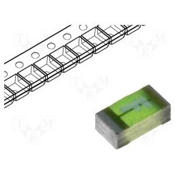 10 pcs : 3412.0114.11 - Fuse: fuse, ultra rapid, 750mA, 32VAC, 63VDC, SMD, 1.6x0.8mm, copper