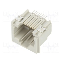 10 pcs : 5406721-2 - MJ,RJ45,SM,TGRAY,13''REEL'