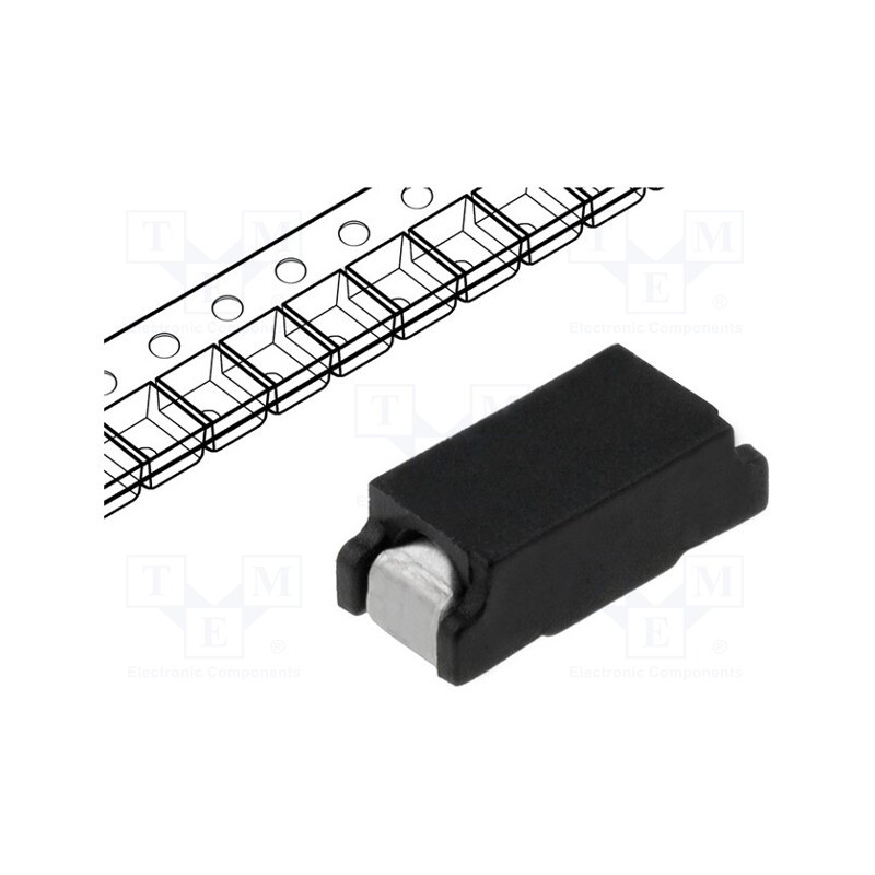 10 pcs : 3404.0118.11 - Fuse: fuse, time-lag, 3A, 125VAC, 125VDC, SMD, ceramic, copper alloy