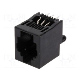 10 pcs : 5520425-3 - Socket, RJ12, PIN: 6, Layout: 6p6c, THT, straight, 16.51mm