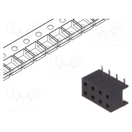 10 pcs : 55510-308TRLF - Socket, wire-board, female, Minitek, 2mm, PIN: 8, SMT, on PCBs, 2A