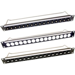 1 pcs - BNC 16 Port Loaded Rack Patch Panel, 1U Rack Height