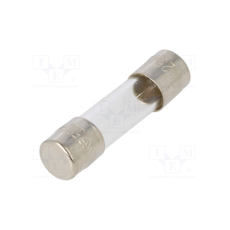 20 pcs : FSD-1.25A - Fuse: fuse, quick blow, 1.25A, 250VAC, glass, 5x20mm, brass, bulk