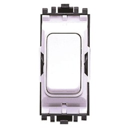 1 pcs - MK Electric 2 Way White Switch Insert Module 10A, Arteor Series
