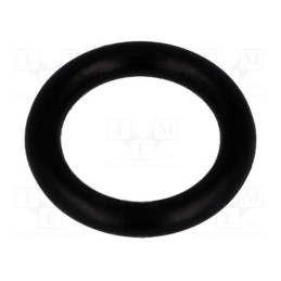 100 pcs : FIX-OR-7.6 - O-ring gasket, NBR rubber, Thk: 1.78mm, Øint: 7.65mm, black