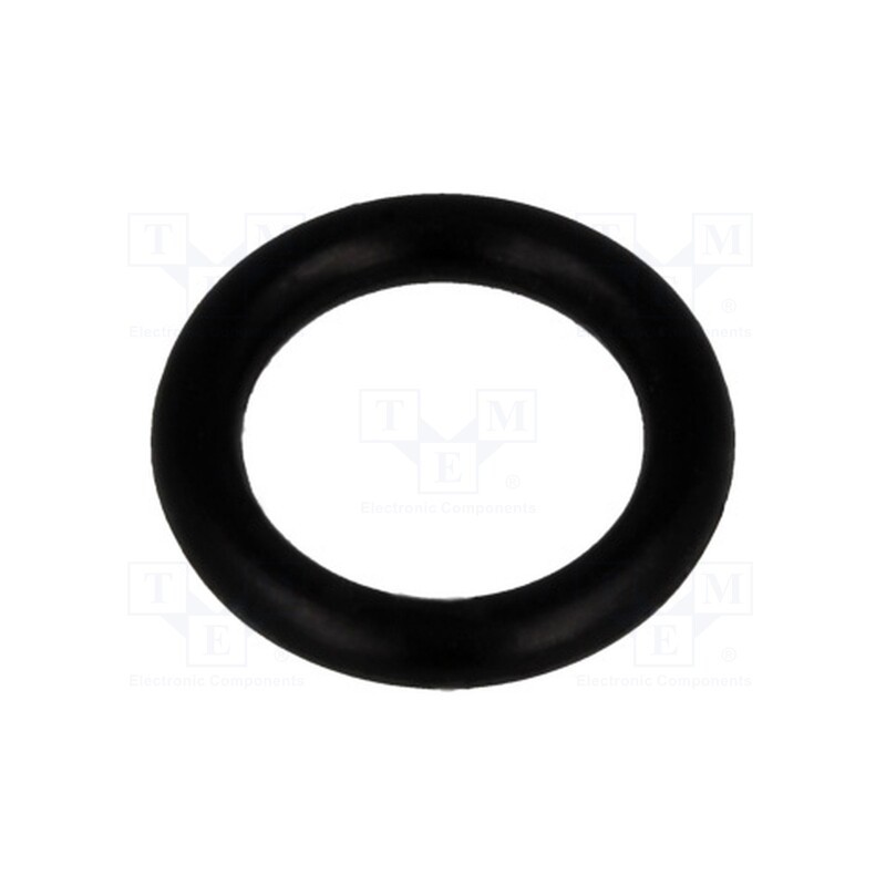 100 pcs : FIX-OR-7.6 - O-ring gasket, NBR rubber, Thk: 1.78mm, Øint: 7.65mm, black