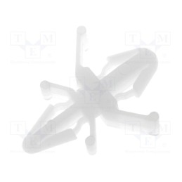 100 pcs : FIX-CBS-3.8 - PCB distance, polyamide, L: 3.8mm, latch/latch, natural, UL94V-2