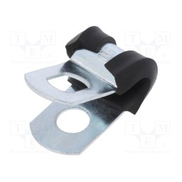 10 pcs : LKD1500 - Fixing clamp, ØBundle : 3.2÷4.8mm, W: 13mm, steel, SL, W1, DIN 3016