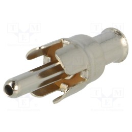 10 pcs : 567 - Socket, RCA, female, straight, crimped, brass, for cable