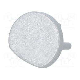 10 set : 86490040 -AS - Cap for LED profiles, silver, 2pcs, ABS, PEN8