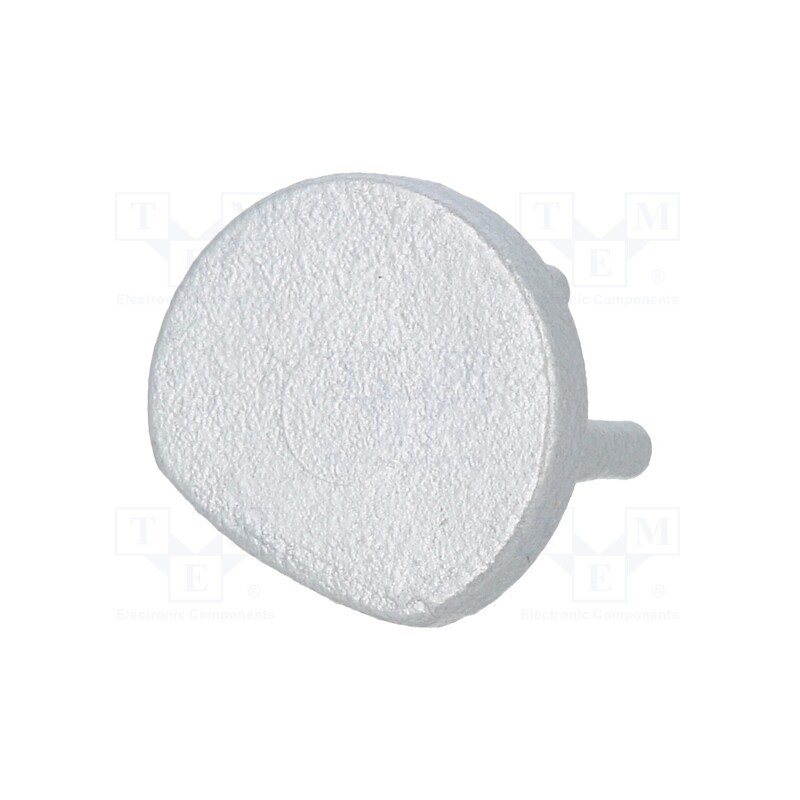 10 set : 86490040 -AS - Cap for LED profiles, silver, 2pcs, ABS, PEN8