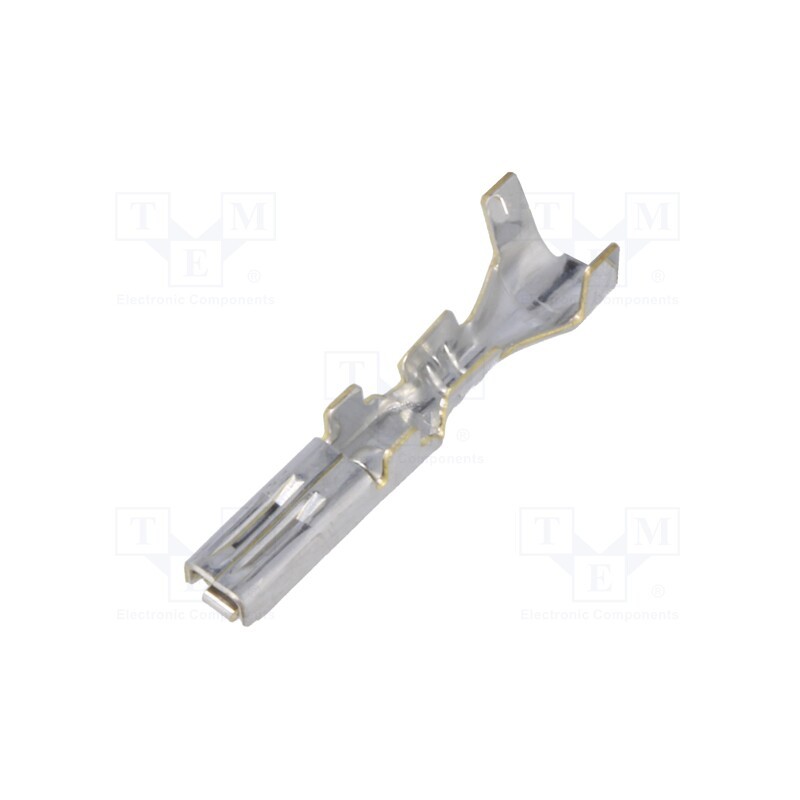 10 pcs : 570-290-721 - Contact, female, brass, tinned, 28AWG÷22AWG, crimped, for cable