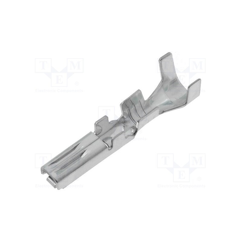 10 pcs : 570-290-741 - Contact, female, brass, tinned, 22AWG÷16AWG, crimped, for cable