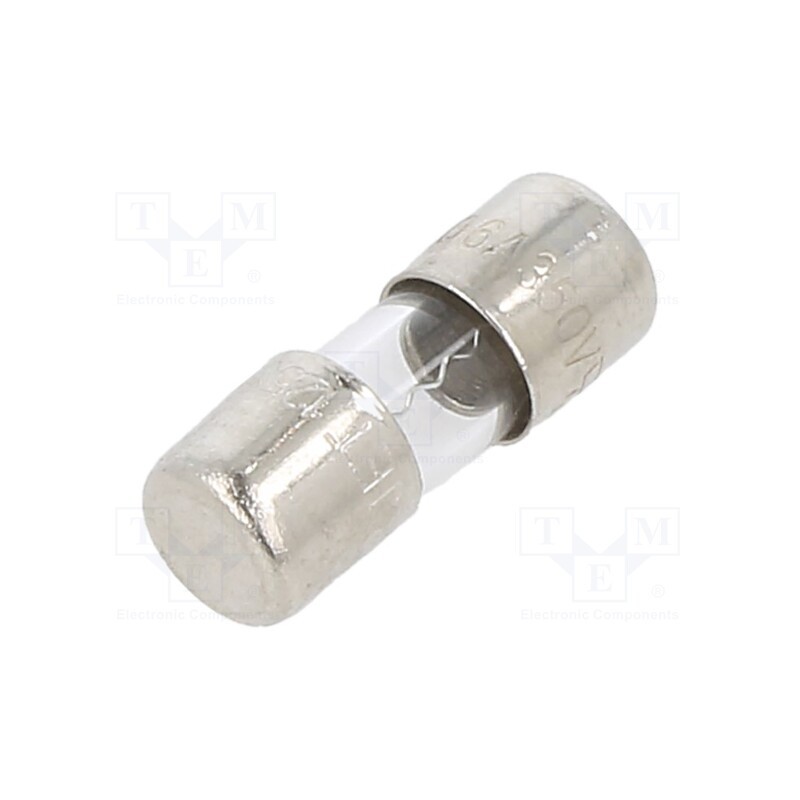 20 pcs : 2JQ 6-R - Fuse: fuse, quick blow, 6A, 350VAC, cylindrical,glass, 5x15mm, 2JQ