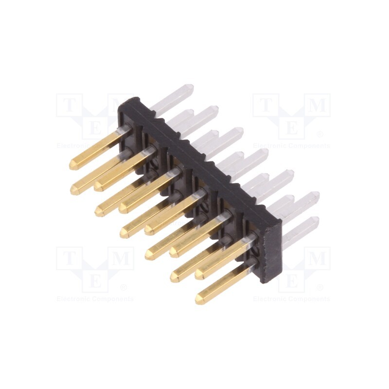 10 pcs : 57102-F08-06ULF - Pin header, wire-board, male, Minitek, 2mm, PIN: 12, THT, on PCBs, 2A