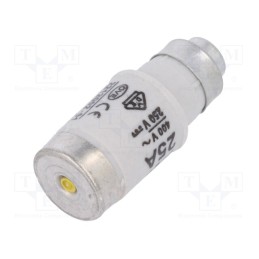 10 pcs : DO2-25 - Fuse: fuse, gG,gL, 25A, 400VAC, 250V, industrial, D02