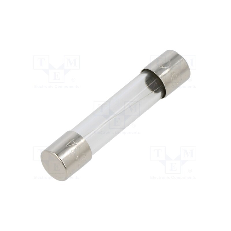 10 pcs : BK-AGC-1-R - Fuse: fuse, quick blow, 1A, 250VAC, cylindrical,glass, 6.3x32mm
