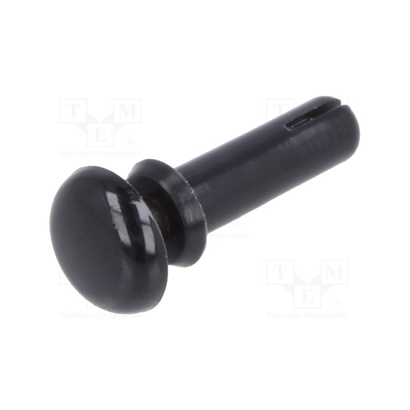 50 pcs : 8G4013.0X8.5B - Rivet, polyamide, L.rivet: 10mm, Panel cutout diam: 3.1mm, black