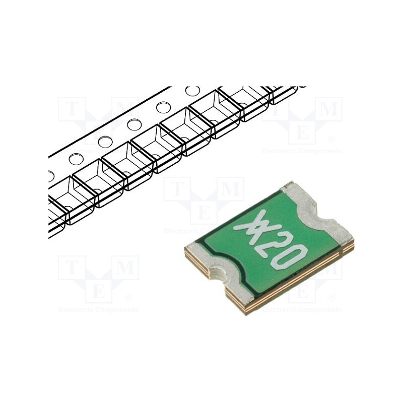10 pcs : RF1410-000 - Fuse: PTC polymer, 2A, 1812, Polyswitch