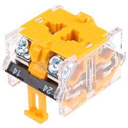 1 pcs - EAO Contact Block for Use with 04 Series, 500V ac, 1CO