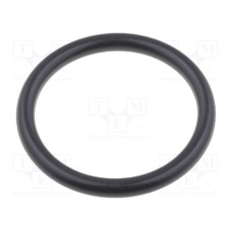 50 pcs : 53102020 - O-ring gasket, NBR rubber, Thk: 2mm, Øint: 17mm, M20, black