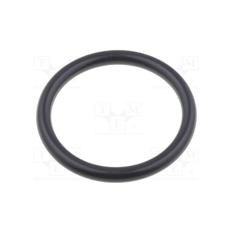 50 pcs : 53102020 - O-ring gasket, NBR rubber, Thk: 2mm, Øint: 17mm, M20, black