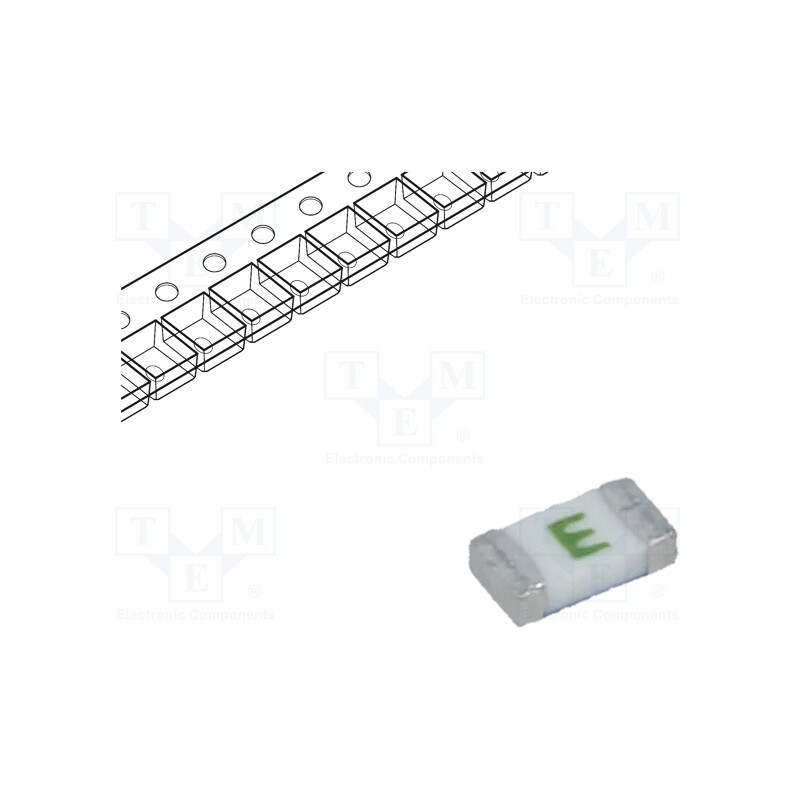 10 pcs : 0437.375WR - Fuse: fuse, quick blow, 375mA, 125VAC, 125V, 125VDC, SMD, ceramic
