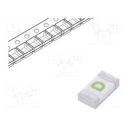 10 pcs : 0437.250WR - Fuse: fuse, quick blow, 250mA, 125VAC, 125V, 125VDC, SMD, ceramic