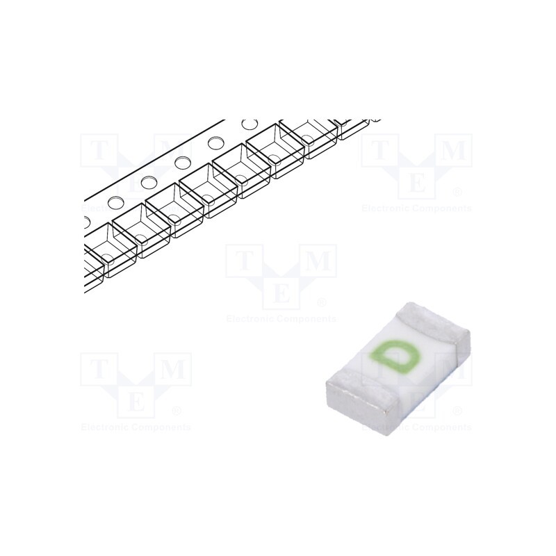10 pcs : 0437.250WR - Fuse: fuse, quick blow, 250mA, 125VAC, 125V, 125VDC, SMD, ceramic