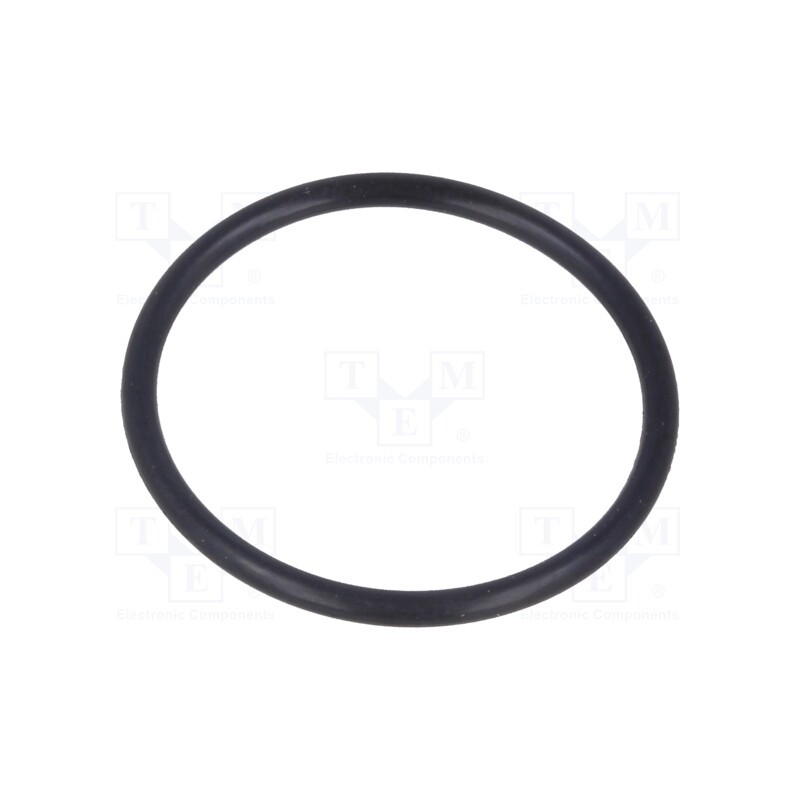 50 pcs : 1.321.2100.17 - O-ring gasket, NBR rubber, Thk: 2mm, Øint: 26mm, PG21, black