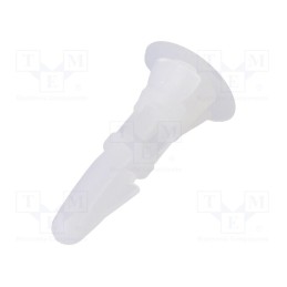 50 pcs : FIX-CRLCBSR-12.7 - Assembly stud, polyamide, L: 12.7mm, snap fastener, Ø2: 6mm, Ø1: 4mm