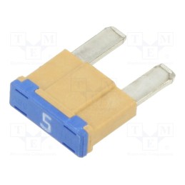 10 pcs : ANM58-5A - Fuse: fuse, 5A, 58VDC, automotive, 11.8mm, Mini