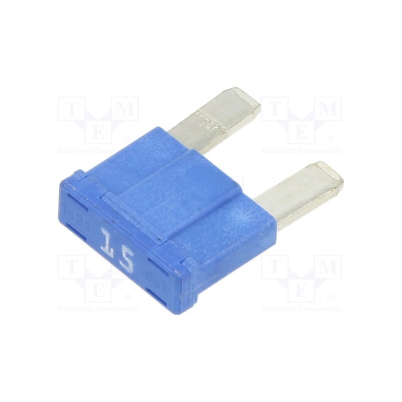10 pcs : ANM58-15A - Fuse: fuse, 15A, 58VDC, automotive, 11.8mm, Mini