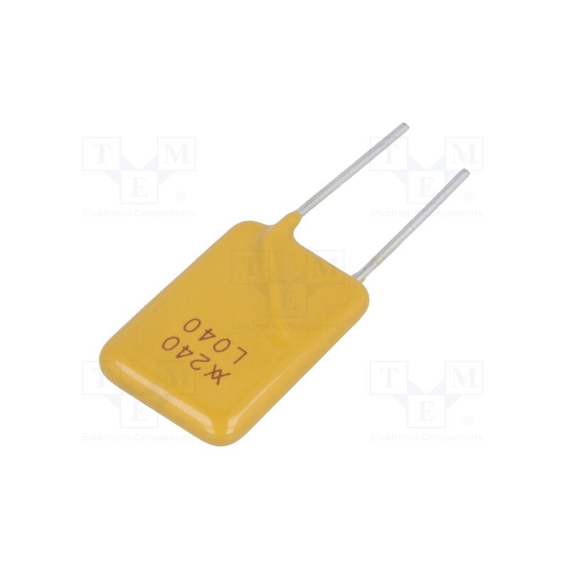 10 pcs : 336638-000 - Fuse: PTC polymer, 400mA, 5mm, Polyswitch